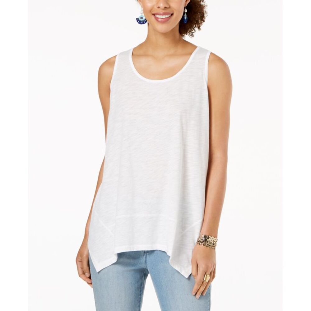 Style & Co Handkerchief Hem Tank Top